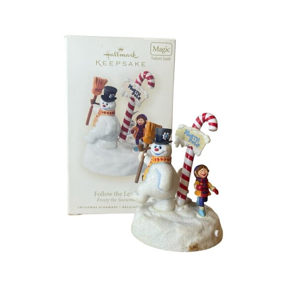 Hallmark Keepsake “Follow the Leader” Ornament – Frosty the Snowman y2k RARE - Picture 1 of 12